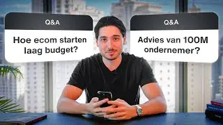 Starten met E-commerce, &euro;100M business advies en advies aan jongere zelf Q&A