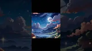 Sweet dreams🌑🌙⭐️.         #anime #nature #tranding #viralvideo #youtubegrowth #night #sky