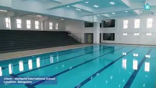 Indoor Semi-Olympic Pool by Blue Ivy
