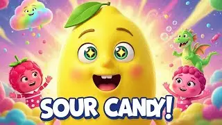 Sour Candy Song  | Fun Kids Dance Song | Candy Land Adventure for Toddlers