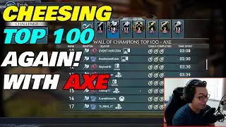 Dauntless - Cheesing Top 100 in Pangar Trials with Axe