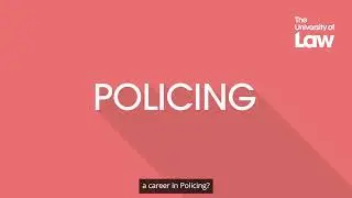 Professional Policing at The University of Law