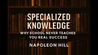 Napoleon Mindset – Specialized Knowledge: Why School Never Teaches You Real Success