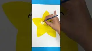 Easy Twinkle painting for toddlers ✨⭐️🎨 #painting #baby #acrylicpainting