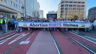 Thousands of abortion rights opponents march in San Francisco for 22nd Walk For Life West Coast
