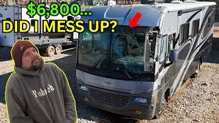 Mike Bought This TOTALLED RV for $6,800&hellip; Bad Idea?