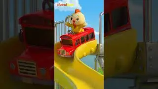 Колесо на автобусе 🚌 (Детская песенка)🟡🔵 #детскиестишки #детскиепесни #мультфильм