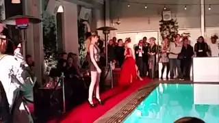 Model FALLS TWICE during Madame Methven Masquerade Lingerie Fashion Show (March 2018)
