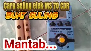 Cara seting efek MS 70 CDR buat suling