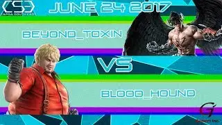 Capga's Tekken 7 Tournament June 24, 2017   Blood Hound vs Beyond Toxin