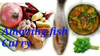 Northeast India cooking style of fish curry
