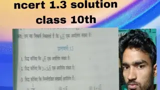 Ncert 1.3 class 10th math solution