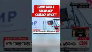 Trump with a brand new garbage truck!!