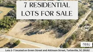 Residential Lots for Sale in Turbeville, SC | Build Your Dream Home or Develop
