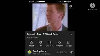 Geometry Dash 2.2 Sneak Peek Meme