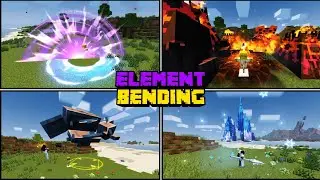 Update!!! Element Bending Addon DLC For Minecraft PE/Bedrock 1.21