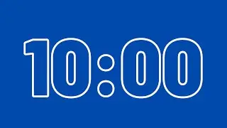 10 Minute Timer l Blue