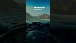 Taking the wrong exit is the biggest mistake you can make in Dubai! #dubai #explore #fyp #viral #pov
