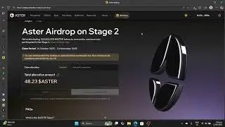 Aster Perp Dex Airdrop Claim And Season 3 Airdrop Details