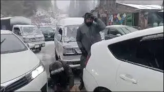 Snowfall 🌨️❄️ update/Today murree snowfall Nathiagali snowfall/Snowfall ayubia 