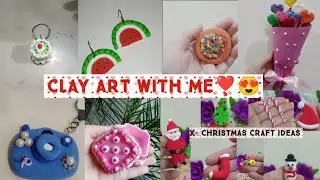 clay art paper craft clay key chain clay cake