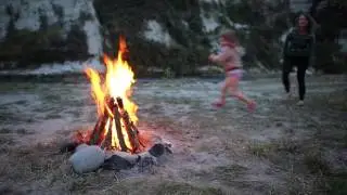 The day of a traveling family in New Zealand