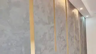 كيفية تركيب الاستيل الدهبي بأسلوب احترافي مع القطيفه الجراى أكثر من رائع