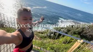marathon training! | week 15: PEAK WEEK! 105km ! intervals, tempos, long & slow runs
