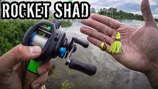 Testing Finesse Spinnerbaits for Tough Summer Fishing (Strike King Rocket Shad)