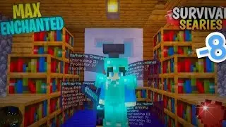 Enchanting my armour and tools to max level #minecraft  part 8