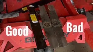 When to sharpen your blades, and when to throw them away.