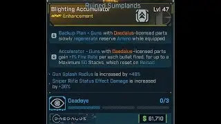 Episode 72 on Borderlands 4: Got a new Legendary Enhancement: Blighting Accumulator!!