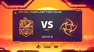 Team Empire vs NiP, MDL Disneyland&reg; Paris Major, bo3, game 2 [Lex & NS]