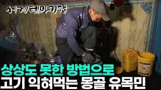 식사 준비는 현역 유목민의 자존심｜상상도 못한 조리법으로 기막힌 한끼 식사 차려내는 몽골 유목민｜세계테마기행｜#세테깅
