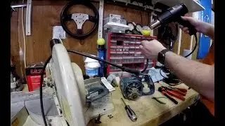 Замена шнура питания торцовочной пилы Makita LS1011