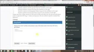 Hands-On SQL: Filter Operators