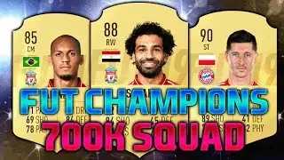 FIFA 19 700K-750K SQUAD BUILDER feat. SALAH, LEWANDOWSKI, FABINHO - 750K FUT CHAMPIONS TEAM