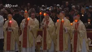 Messe de la f&ecirc;te de la pr&eacute;sentation du Seigneur au Temple pr&eacute;sid&eacute;e par le pape Fran&ccedil;ois