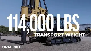 HPM 180+ Foundation Drill Rig  - Specs (2022)