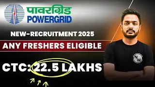 PGCIL Recruitment 2025 | Freshers | CTC: 22.5LPA | PGCIL  Jobs 2025 | PGCIL Vacancy 2025 | PSU Jobs