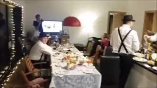 Gangters NY party mannequin challenge