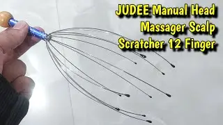 JUDEE Manual Head Massager Scalp Scratcher 12 Finger Body Relaxing Hair Massage Hand Massager Held 