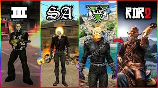 How to Become Ghost Rider in GTA & RDR Games?