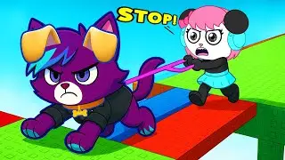 ROBLOX WALK THE DOG..?? Coco & Punky!!!