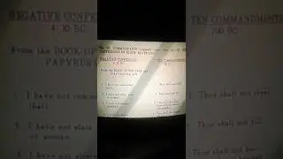 BLACK PEOPLE GET YOUR KNOWLEDGE NOW!!! 147 laws of MA'AT WHAT THEY DON&rsquo;T SHOW ON T.V.