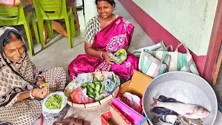 মিলন মোড়ের হাট/ মার্কেট থেকে অনেককিছু জিনিসপত্র কেনাকাটা করে নিয়ে এলাম I gramerhaat villagemarket