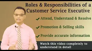 Roles & Responsibilities of a Customer Service Executive | Telecaller | Technical Support Executive
