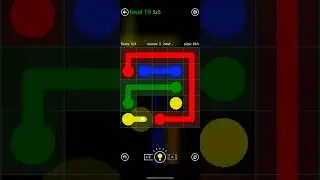 Flow Free Puzzle Master Level 19 | Intro Classic pack