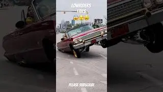 🫣 Lowriders fails 😱 #lowrider #lowriders #fails #funny #oldschool #impala #classic #fyp #shorts