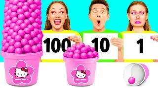 100 Camadas Alimentares Desafio | Receitas Culinárias Incríveis por KaZaZa